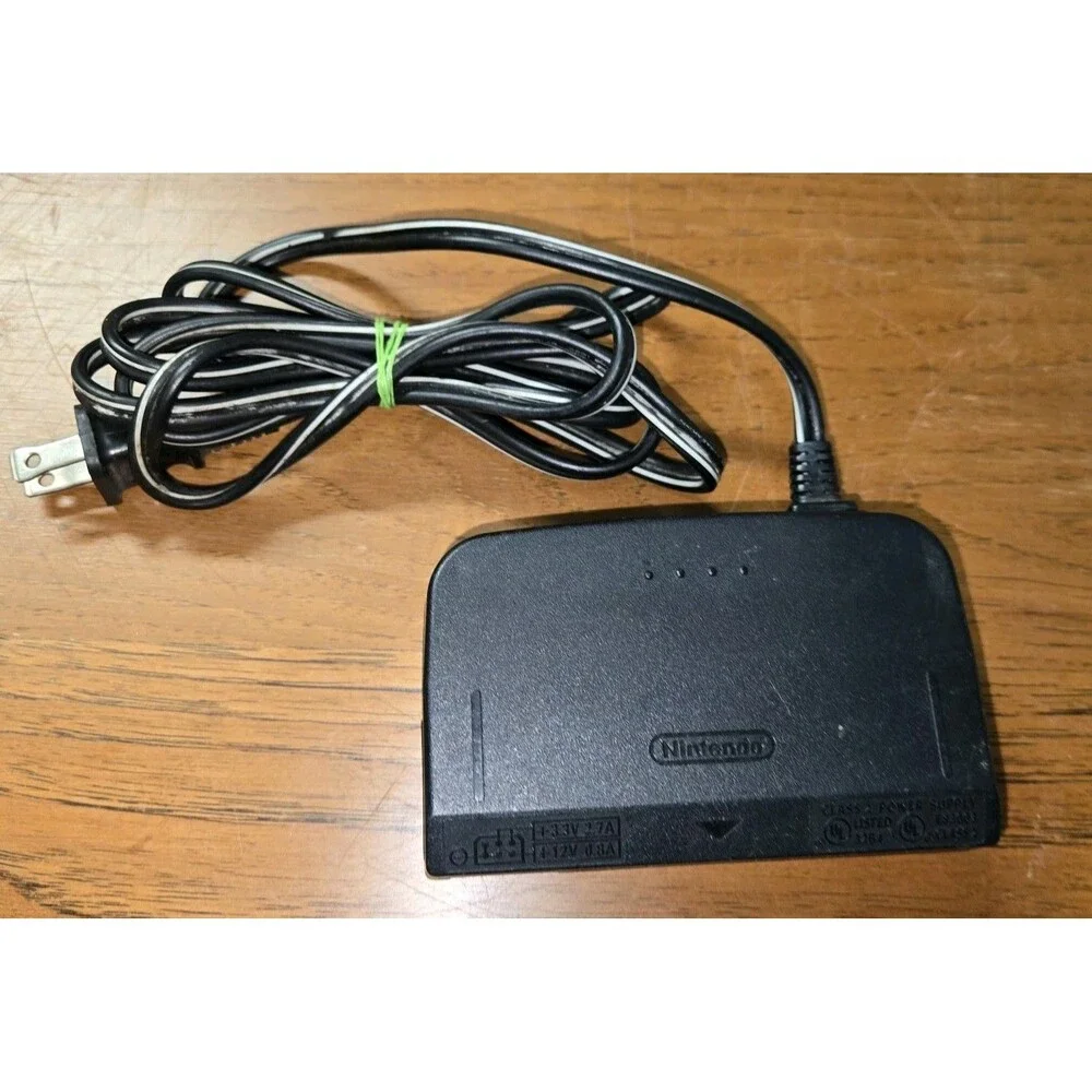 Official Nintendo 64 Power Supply AC Adapter N64 Original Power Adapter OEM 100V